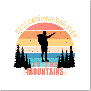 Best camping dad ever Posters and Art